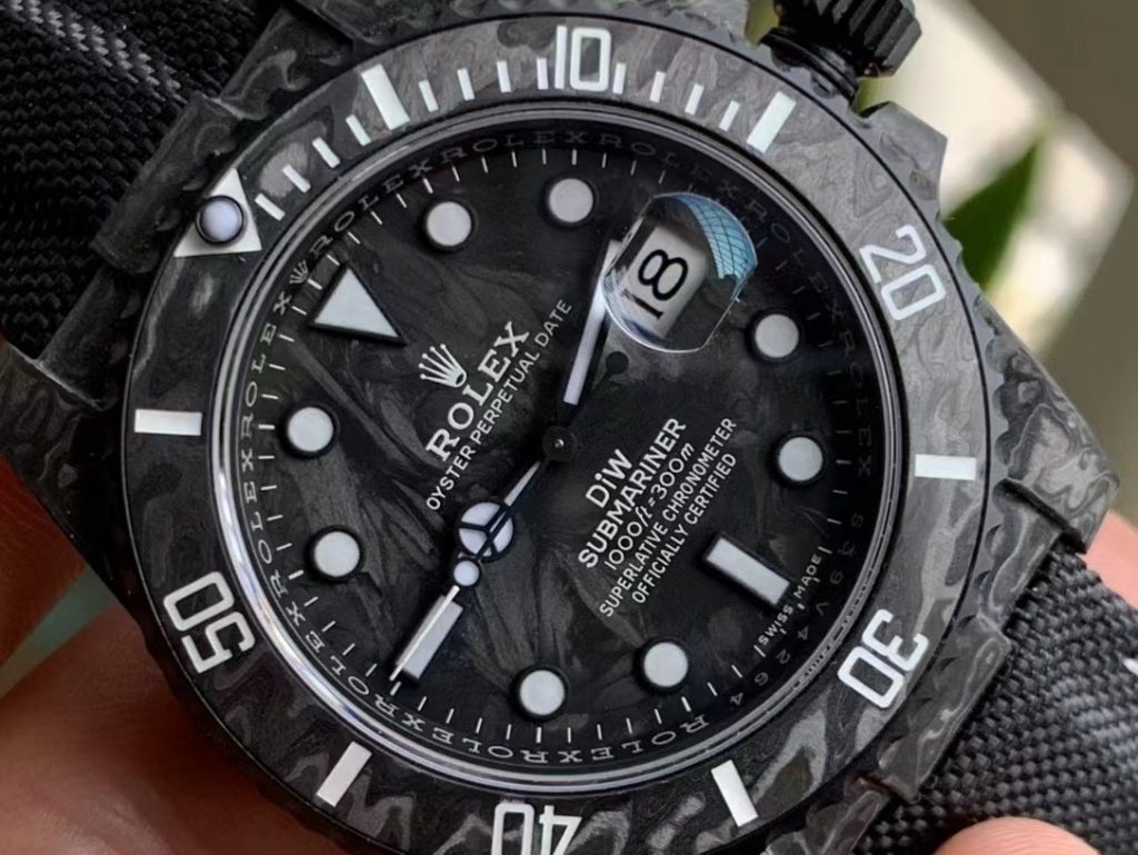 Rolex Submariner Forged Carbon Dial
