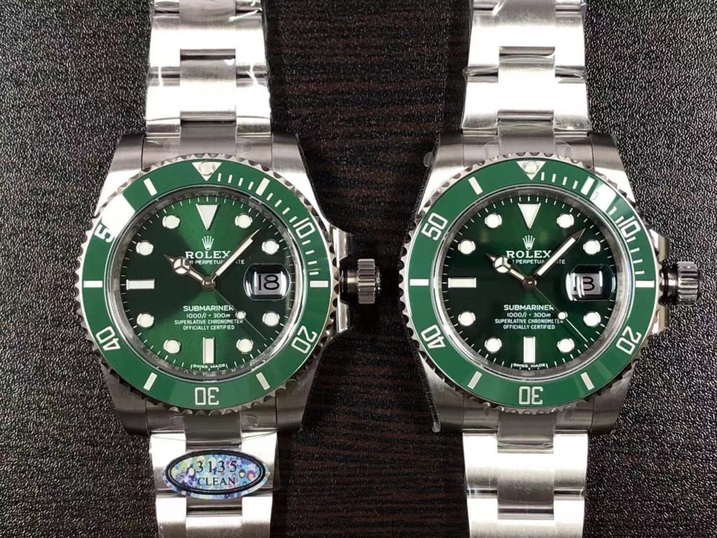 Submariner 116610LV Replica Comparison