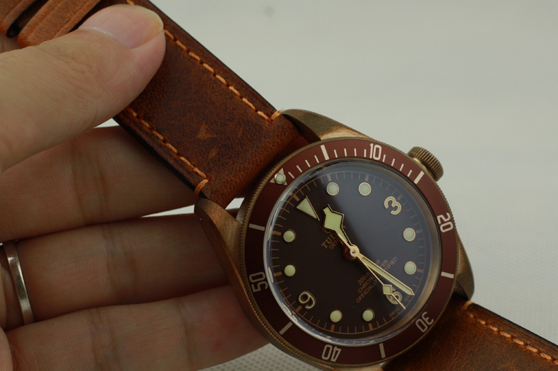 Tudor Brown Leather Strap