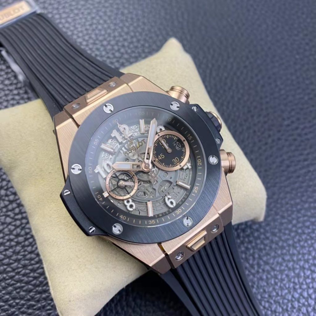 ZF Replica Hublot Unice Rose Gold